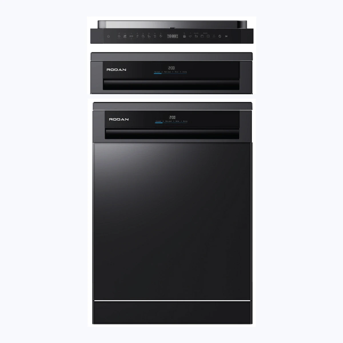 LAVE VAISSELLE / RDN14-7609Y-  Inox Noir